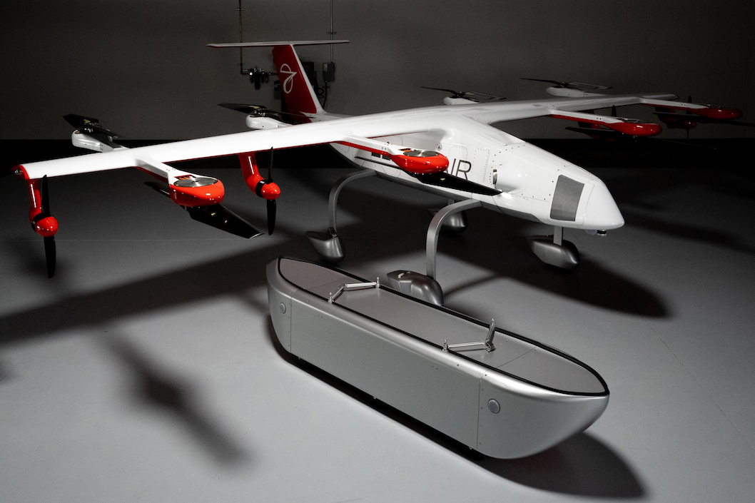 Elroy Air Chaparral C1 autonomous hybrid-electric VTOL pre-production cargo drone Elroy Air Chaparral C1 autonomous hybrid-electric VTOL pre-production cargo drone